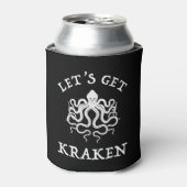 Laten we Kraken halen Blikjeskoeler (Blikje Voorkant)
