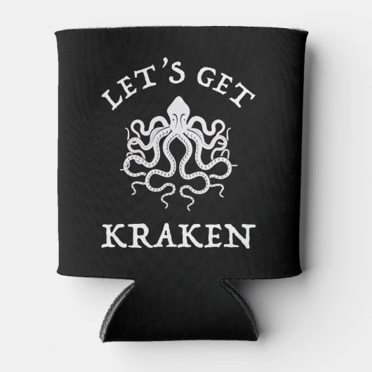 Laten we Kraken halen Blikjeskoeler (Voorkant)