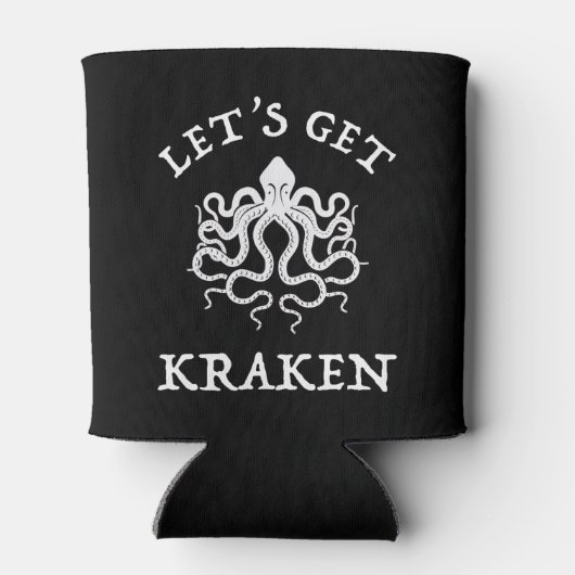 Laten we Kraken halen Blikjeskoeler (Achterkant)