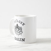 Laten we Kraken halen Koffiemok (Voorkant links)