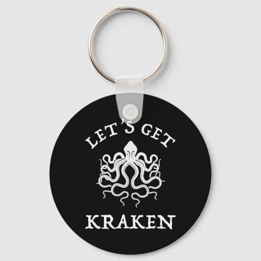Laten we Kraken halen Sleutelhanger (Voorkant)