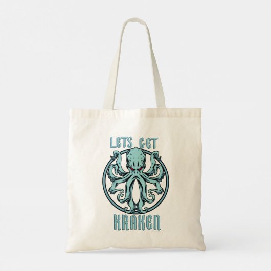Laten we Kraken Seattle NHL Classic T Shirt halen Tote Bag (Achterkant)