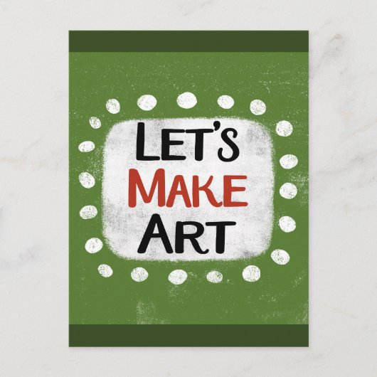 Laten we kunst Briefkaart maken (Voorkant)