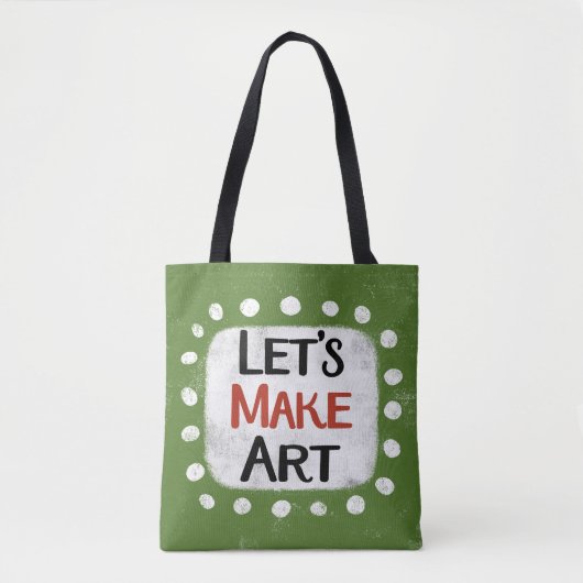 Laten we kunst Canvas tas maken (Voorkant)