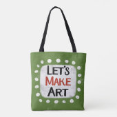 Laten we kunst Canvas tas maken (Achterkant)