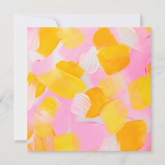 Laten we Kunst Schilderen Verjaardagsfeestje Schil Kaart (Achterkant)