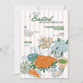 Laten we lekker vet worden Uitnodiging voor Thanks (Voorkant)