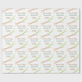 Laten we lelijke Kerst lelijke trui Partyoranje kr Cadeaupapier