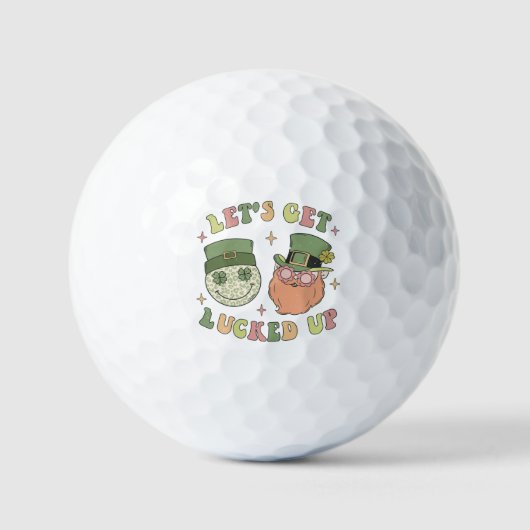 Laten we Leprechaun gaan lukken Golfballen (Voorkant)