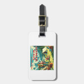 Laten we leren poepen in de Bossen camping Bagagelabel (Voorkant verticaal)