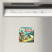 Laten we leren poepen in de Bossen camping Magneet (Insitu (Vaatwasser))