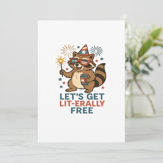 Laten we letterlijk gratis ontwerp krijgen - leuk  feestdagenkaart (Staand voorkant)