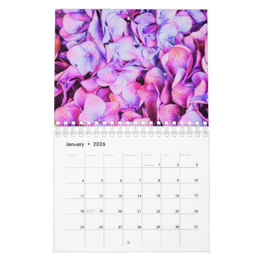 Laten we leven als Flowers 2020-kalender Kalender (Jan 2026)