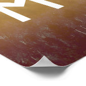 Laten we leven in het Poster van de bergen (Hoek)