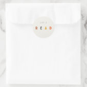 laten we lezen. Stickers & Labels (Tas)