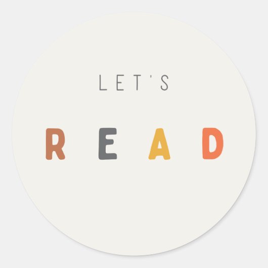 laten we lezen. Stickers & Labels (Voorkant)