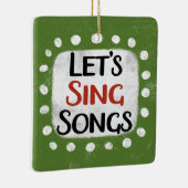 Laten we liedjes Ornament zingen (Rechts)
