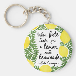 Laten we limonade maken sleutelhanger