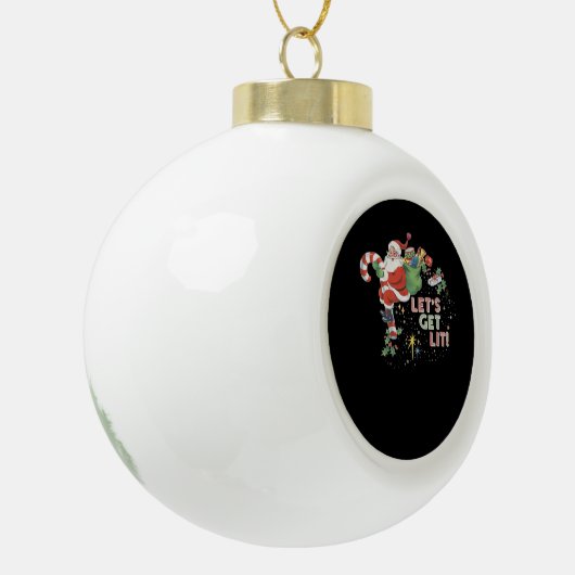 Laten we Lit Classic Minimal Clean gebruiken Keramische Bal Ornament (Links)