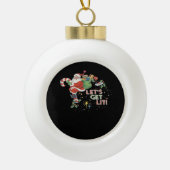 Laten we Lit Classic Minimal Clean gebruiken Keramische Bal Ornament (Voorkant)