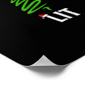 Laten we Lit Drink grappige kerst krijgen Poster (Hoek)