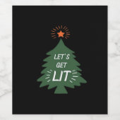 Laten we Lit Essential Creative Casual krijgen Wijn Etiket (Enkel label)