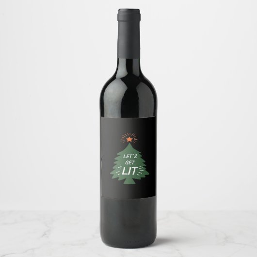 Laten we Lit Essential Creative Casual krijgen Wijn Etiket (Voorkant)