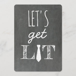 Laten we Lit Funny Groomsman halen Kaart