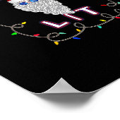 Laten we Lit Funny Kerstmis Drink krijgen Poster (Hoek)