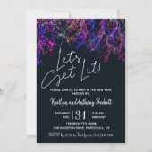 Laten we Lit halen | Eve-partij nieuwjaar Kaart (Voorkant)