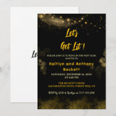 Laten we Lit halen | Eve-partij nieuwjaar Kaart (Voorkant / Achterkant)