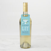 Laten we Lit halen | Funny Hanukkah Flessenhanger (Op fles)