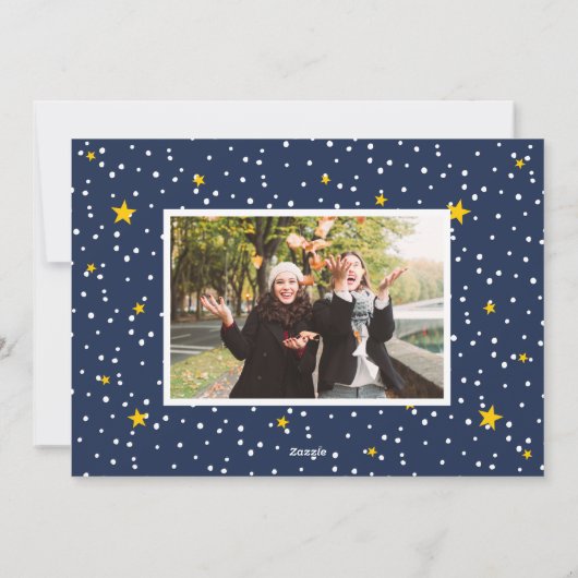 Laten we Lit halen | Funny Hanukkah Foto Collage Feestdagenkaart (Achterkant)