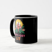Laten we Lit halen Mok (Voorkant links)