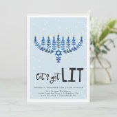 Laten we Lit halen | Uitnodiging van de partij Han (Staand voorkant)