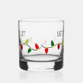 Laten we Lit halen Whisky Glas (Links)