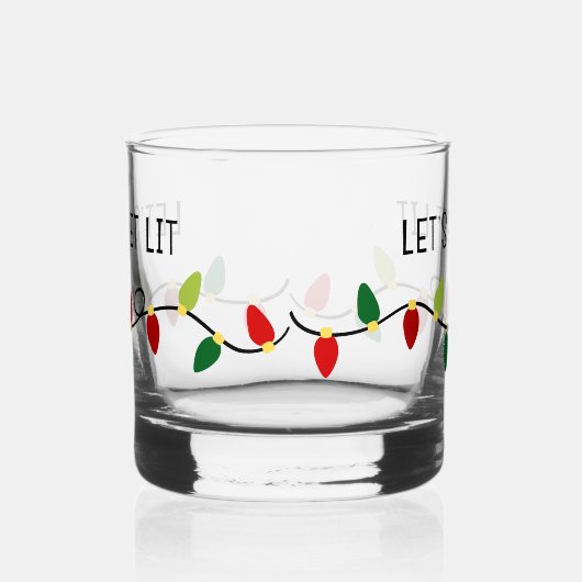 Laten we Lit halen Whisky Glas (Rechts)