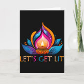 Laten we Lit Happy Diwali Festival Of Light krijge Kaart (Voorkant)