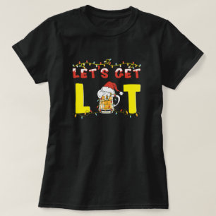 Laten we Lit Shirt Adult Funny Kerstmis halen