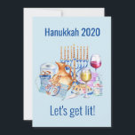 Laten we Lit Wine Lover Hanukkah 2020 halen Feestdagenkaart<br><div class="desc">Dit ontwerp werd gecreeerd door digitale kunst. Het kan op het gebied worden gepersonaliseerd dat door de foto en/of de tekst te veranderen wordt verstrekt. Of het kan worden aangepast door de klik te kiezen om de andere optie aan te passen en de kleur op de achtergrond te verwijderen of...</div>