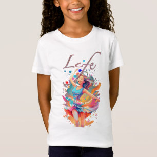 Laten we lol hebben, het leven is een achtbaan t-shirt