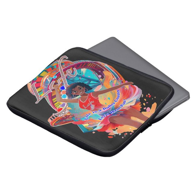 Laten we lol hebben! laptop sleeve (Voorkant top)