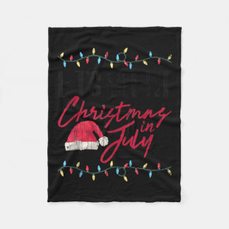 Laten we lol maken met een grappig kerst in juli g fleece deken