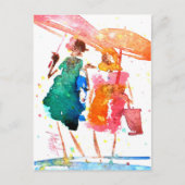 Laten we lopen en praten #140106 Briefkaart (Voorkant)