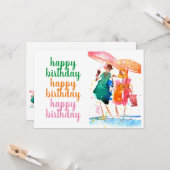 Laten we lopen en praten #140106 kaart (Voorkant / Achterkant in situ)