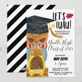 Laten we Luau-feestuitnodiging Kaart