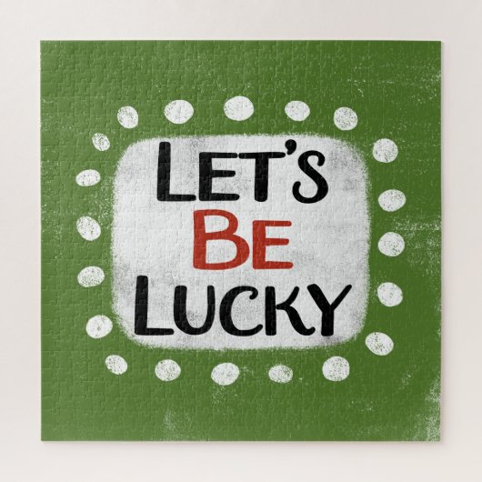 Laten we Lucky Jigsaw Puzzle zijn Legpuzzel (Verticaal)
