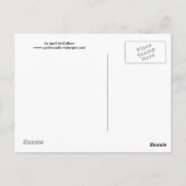 LATEN WE LUNCH DOEN! door April McCallum Briefkaart (Achterkant)