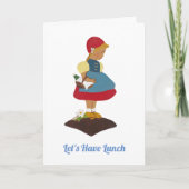 Laten we Lunch hebben Kaart (Voorkant)