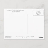 "Laten we lunchen!" Briefkaart (Achterkant)